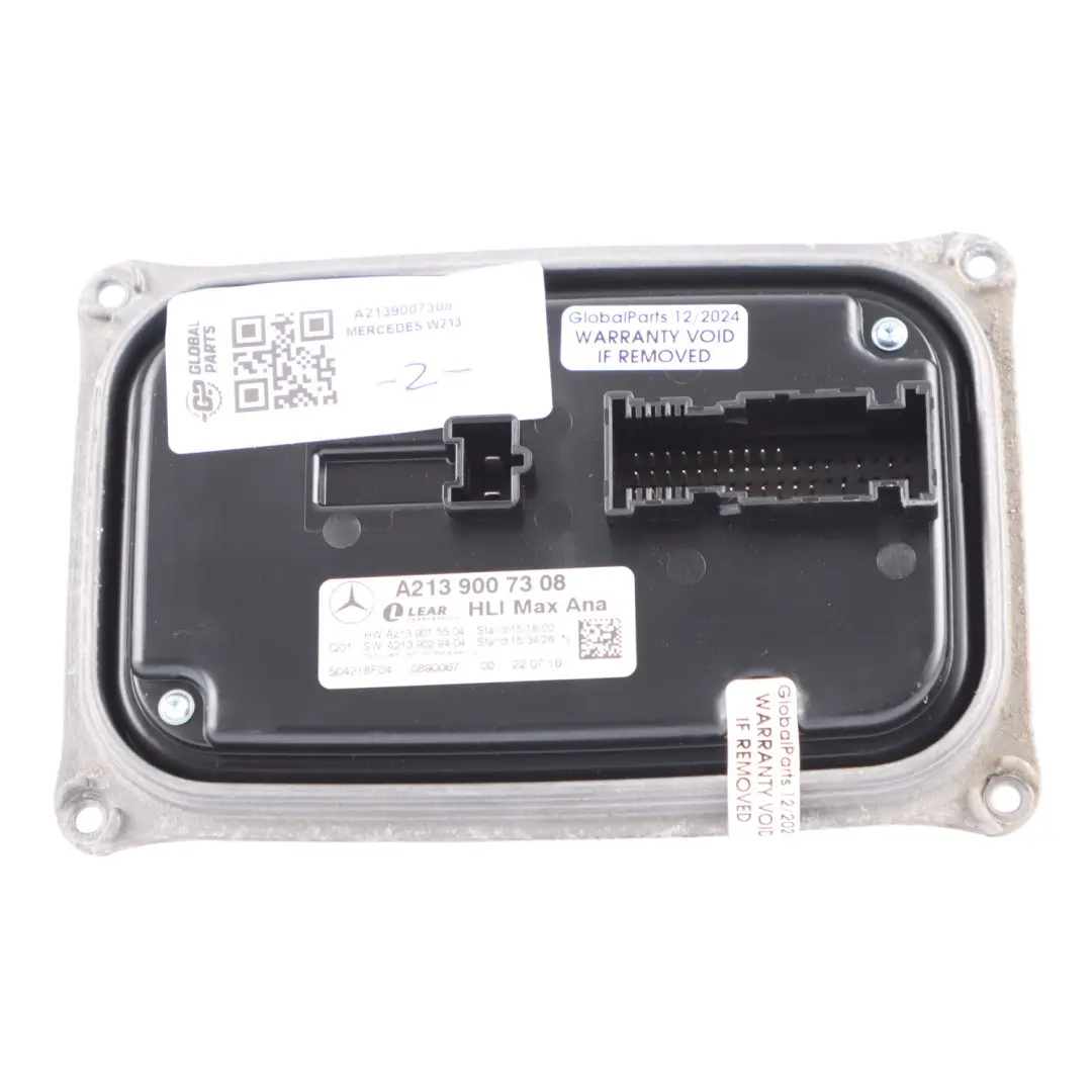 LED Headlight Module Ballast Control Unit to Mercedes W213 with Part number A2139007308 Mercedes W213 LED Headlight Module Ballast Control Unit - SKU A2139007308 - Part number A2139007308
