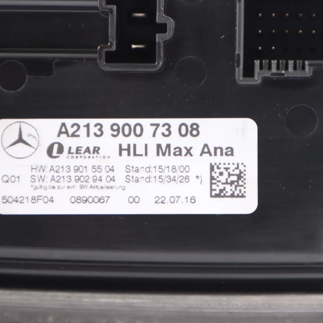 LED Headlight Module Ballast Control Unit to Mercedes W213 with Part number A2139007308 Mercedes W213 LED Headlight Module Ballast Control Unit - SKU A2139007308 - Part number A2139007308