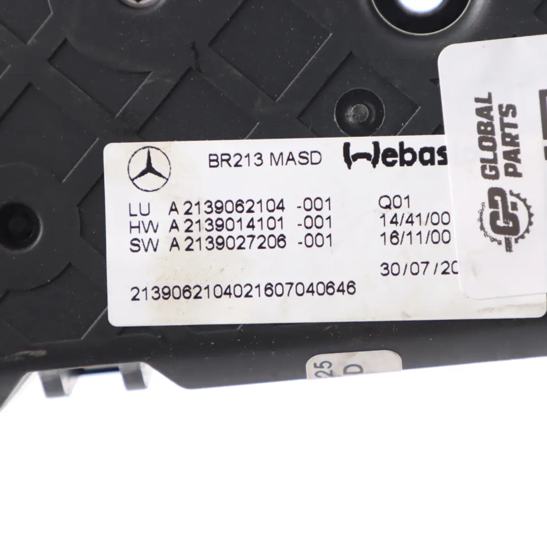 Mercedes W213 Sunroof Control Unit Motor Sun Roof Actuator Gear - SKU A2139062104 - Part number A2139062104