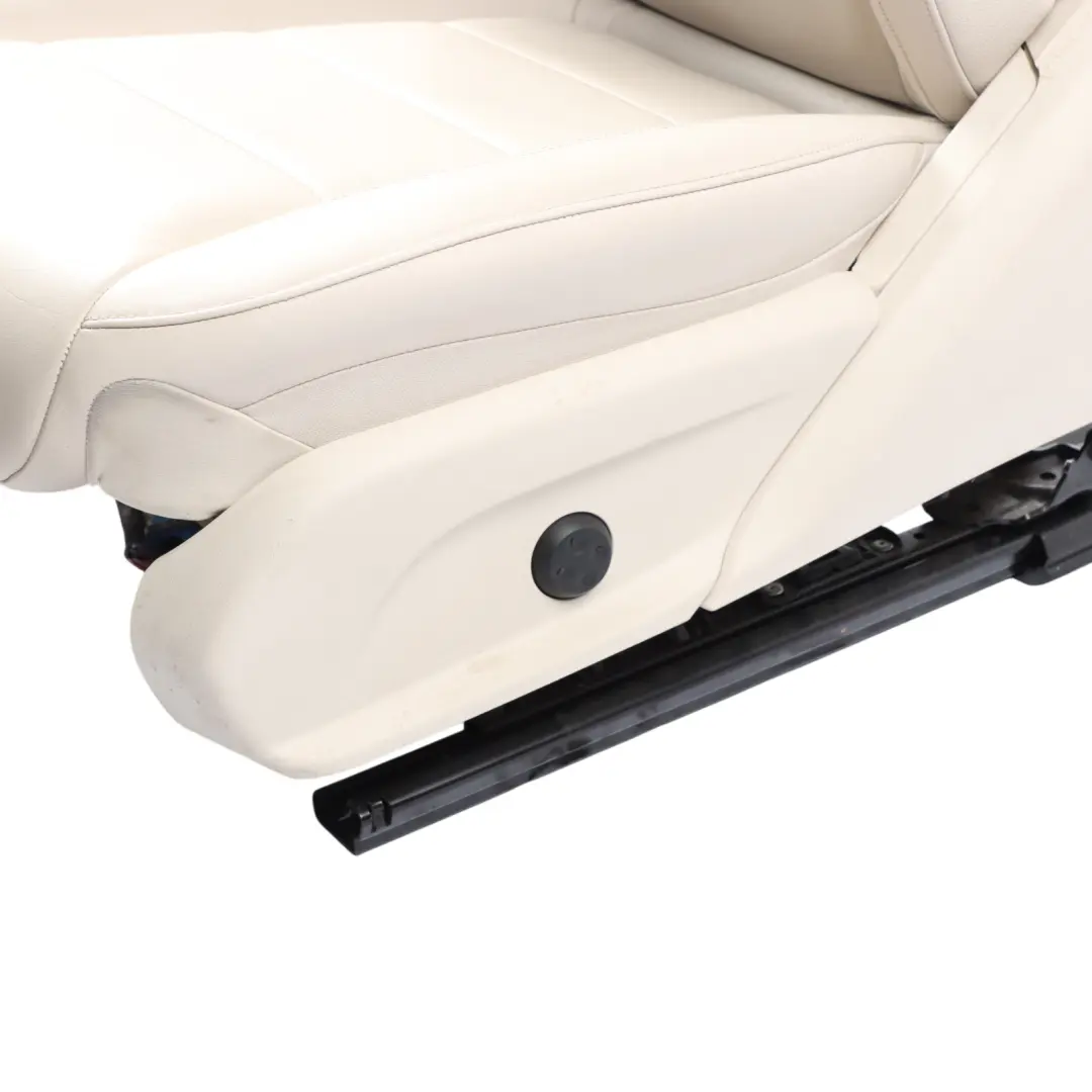 Front Seat Left N/S Heated Memory Interior Leather Almond Beige to Mercedes W213 with Part number A2139104002 Mercedes W213 Front Seat Left N/S Heated Memory Interior Leather Almond Beige - SKU A2139104002-5 - Part number A2139104002