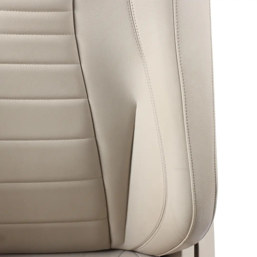 Front Seat Left N/S Heated Memory Interior Leather Almond Beige to Mercedes W213 with Part number A2139104002 Mercedes W213 Front Seat Left N/S Heated Memory Interior Leather Almond Beige - SKU A2139104002-5 - Part number A2139104002