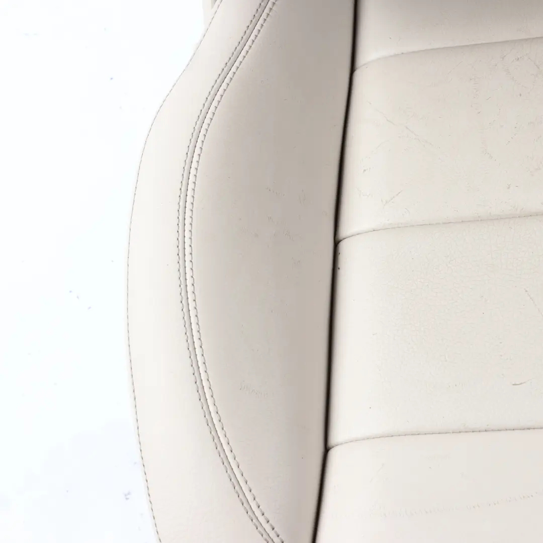 Front Seat Left N/S Heated Memory Interior Leather Almond Beige to Mercedes W213 with Part number A2139104002 Mercedes W213 Front Seat Left N/S Heated Memory Interior Leather Almond Beige - SKU A2139104002-5 - Part number A2139104002