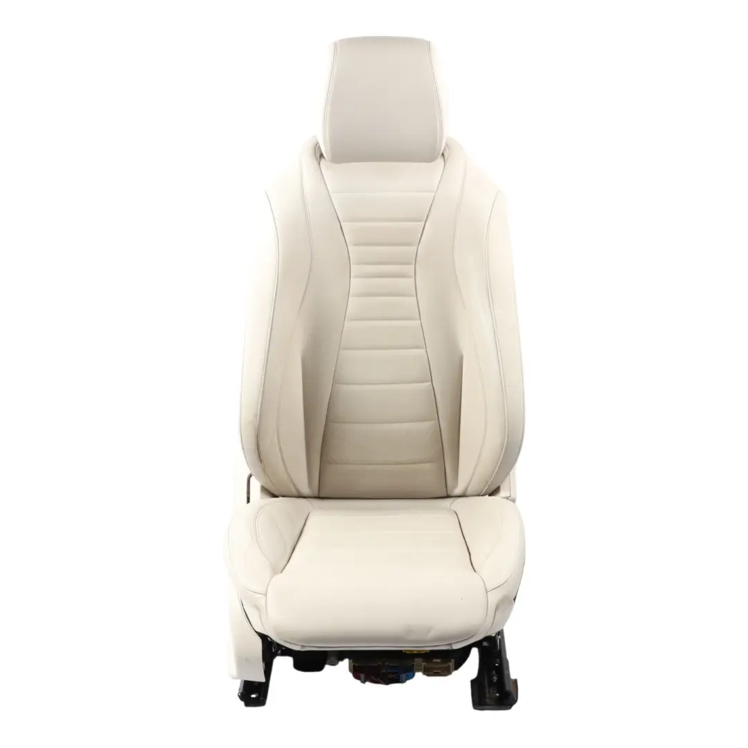 Front Seat Right O/S Heated Memory Interior Leather Almond Beige to Mercedes W213 with Part number A2139104002 Mercedes W213 Front Seat Right O/S Heated Memory Interior Leather Almond Beige - SKU A2139104002-6 - Part number A2139104002