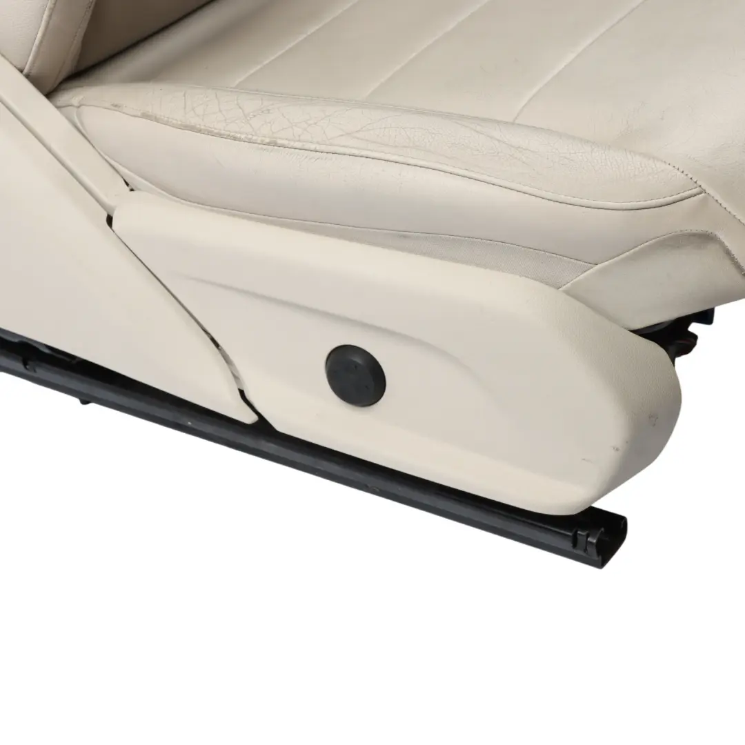 Front Seat Right O/S Heated Memory Interior Leather Almond Beige to Mercedes W213 with Part number A2139104002 Mercedes W213 Front Seat Right O/S Heated Memory Interior Leather Almond Beige - SKU A2139104002-6 - Part number A2139104002