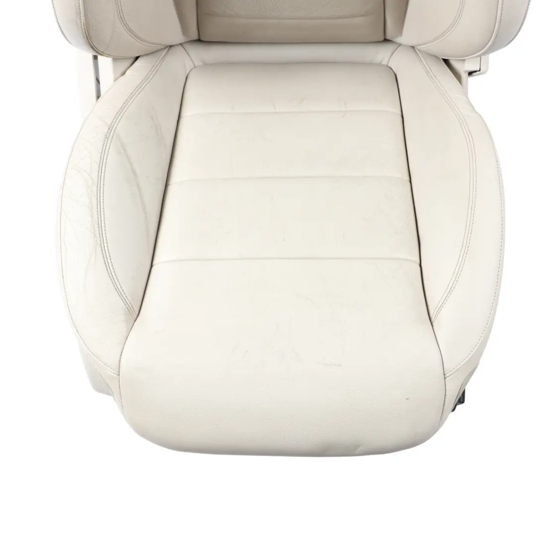 Front Seat Right O/S Heated Memory Interior Leather Almond Beige to Mercedes W213 with Part number A2139104002 Mercedes W213 Front Seat Right O/S Heated Memory Interior Leather Almond Beige - SKU A2139104002-6 - Part number A2139104002