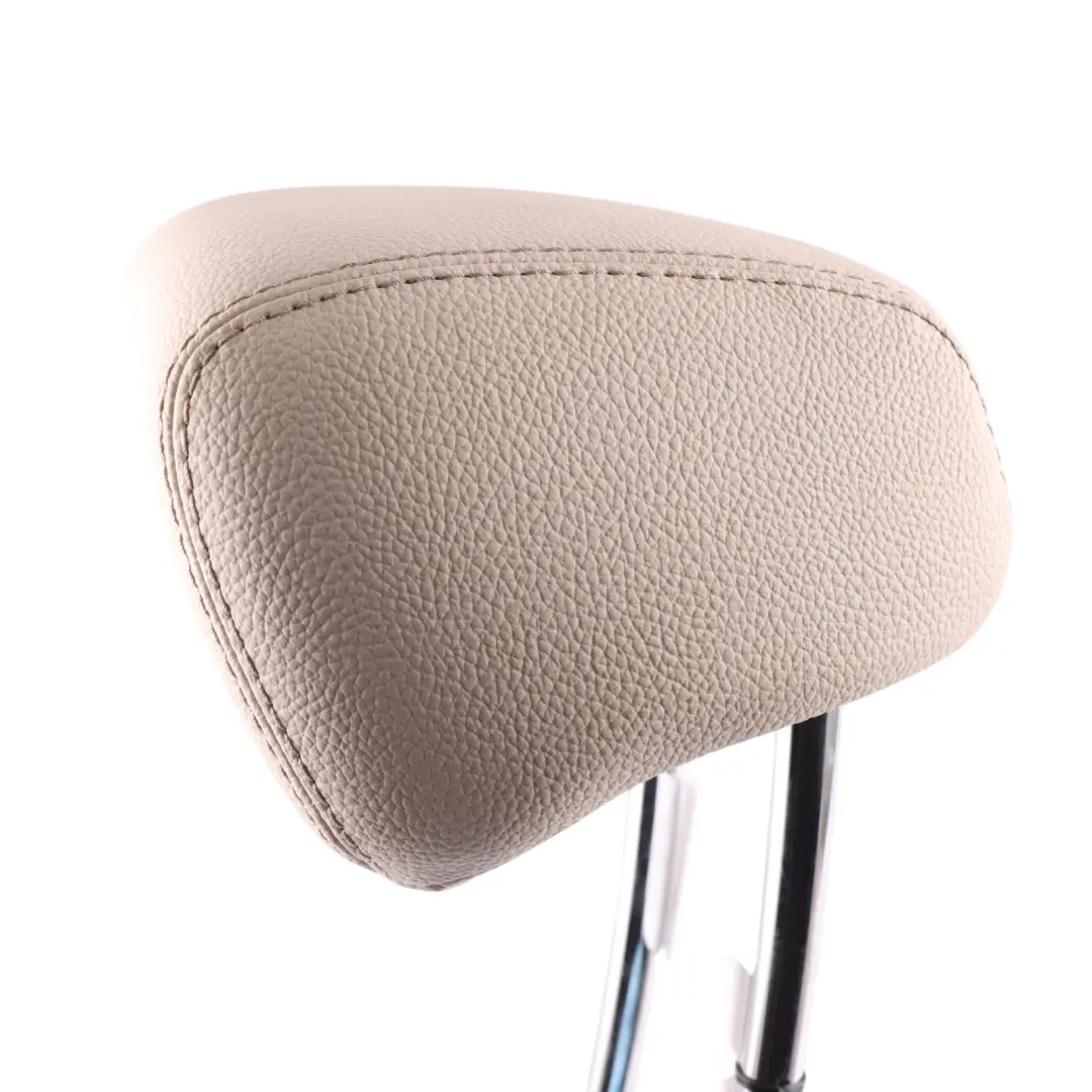 Headrest Rear Center Head Restraint Beige Leather to Mercedes W213 Seat with Part number A2139702000 Mercedes W213 Seat Headrest Rear Center Head Restraint Beige Leather - SKU A2139702000-1 - Part number A2139702000
