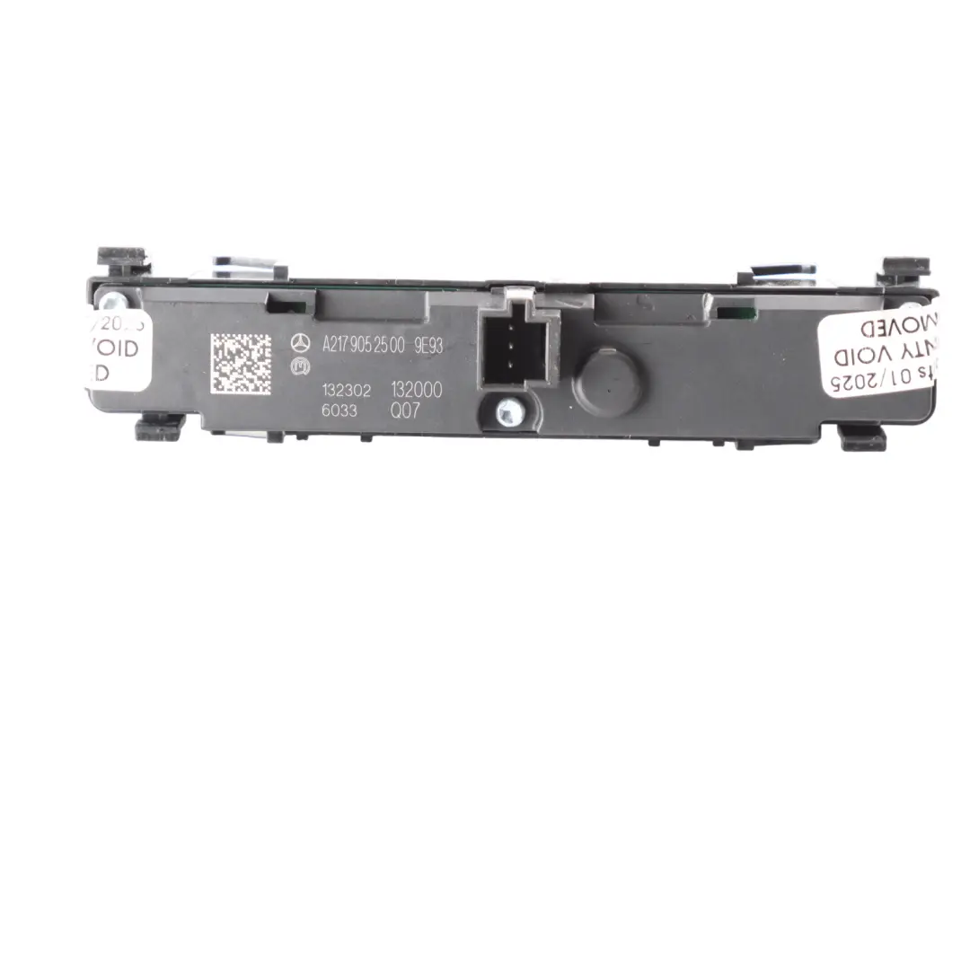 Dashboard Centre Console Switch Block Control Panel to Mercedes W213 with Part number A2179052500 Mercedes W213 Dashboard Centre Console Switch Block Control Panel - SKU A2179052500 - Part number A2179052500