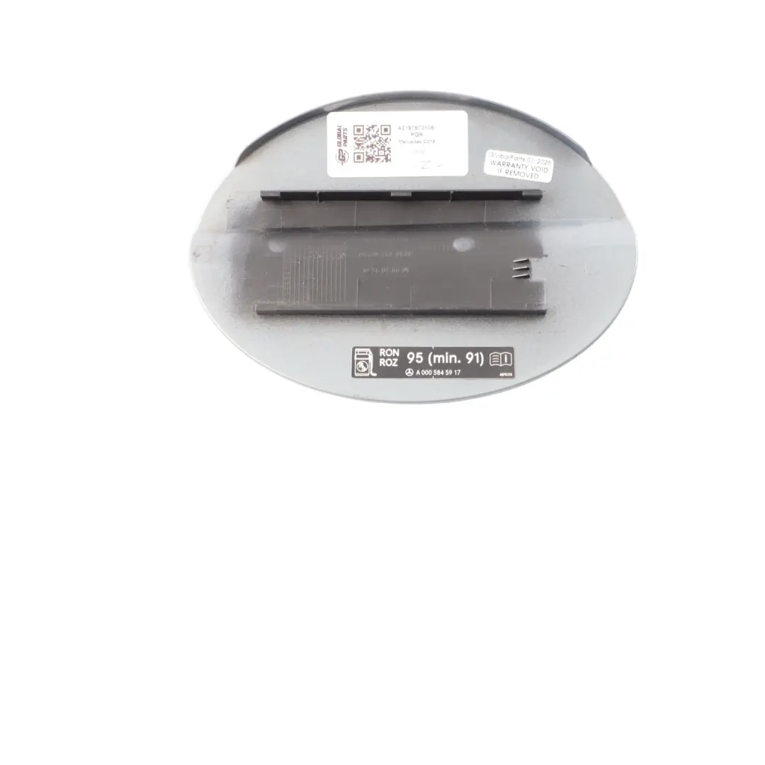 Mercedes CLS W219 Tankklappe Tankdeckelabdeckung Iridium Silber 775 - SKU A2197570106-PGR - Teilenummer A2197570106