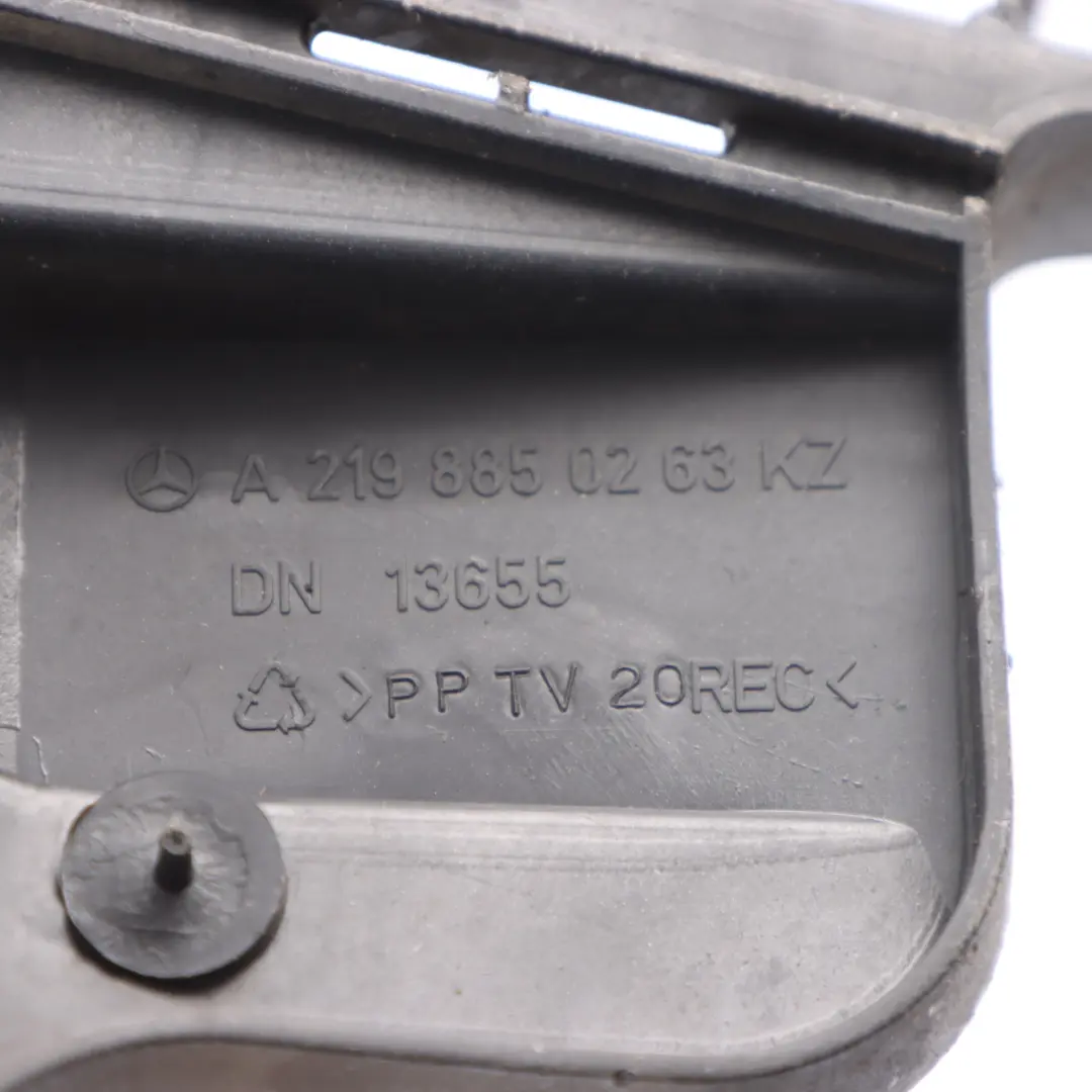 Bumper Carrier Bracket Mount Support Rear Right O/S to Mercedes C219 with Part number A2198850263 Mercedes C219 Bumper Carrier Bracket Mount Support Rear Right O/S - SKU A2198850263 - Part number A2198850263