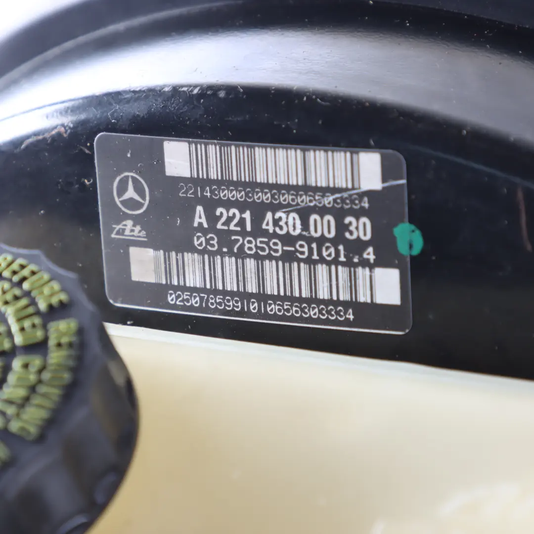 Mercedes W221 Brake Servo Booster Master Cylinder Module Tank A1664300201 - SKU A2214300030 - Part number A2214300030