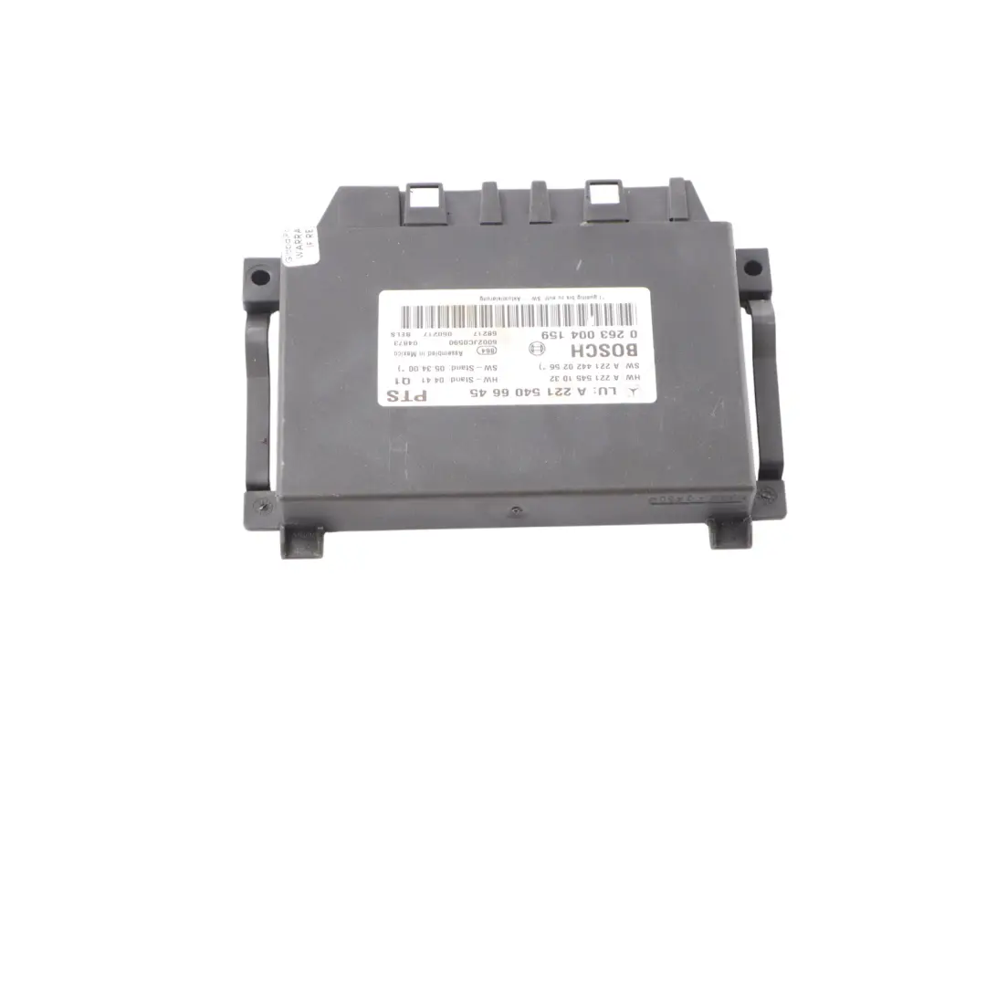 PDC Parking Distance Sensor Control Unit Module ECU to Mercedes W221 with Part number A2215406645 Mercedes W221 PDC Parking Distance Sensor Control Unit Module ECU - SKU A2215406645 - Part number A2215406645