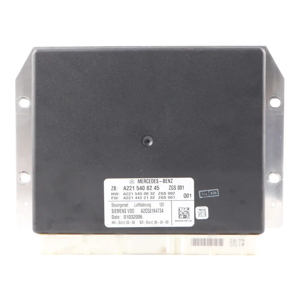 Mercedes W221 Sospensione pneumatica Modulo di controllo ECU A2215408245