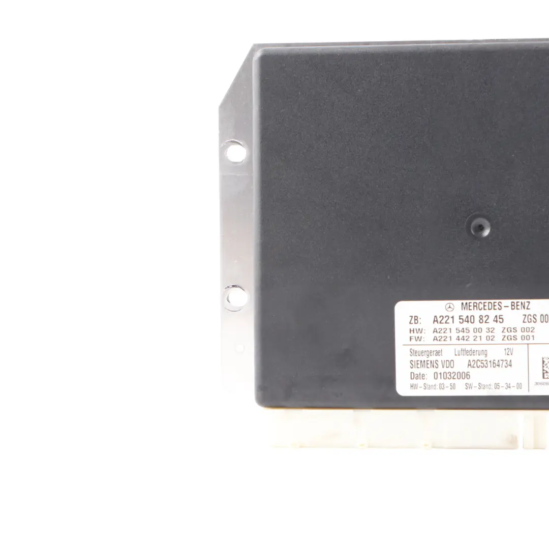 Sospensione pneumatica Modulo di controllo ECU per Mercedes W221 con numero di parte A2215408245 Mercedes W221 Sospensione pneumatica Modulo di controllo ECU - SKU A2215408245 - Numero di parte A2215408245