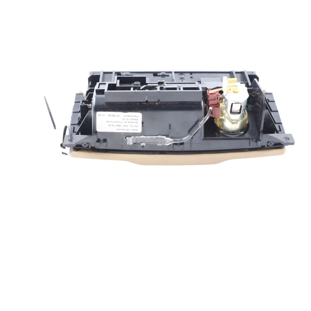 Mercedes W221 Storage Ashtray Center Console 12V Beige - SKU A2216801552 - Part number A2216801552