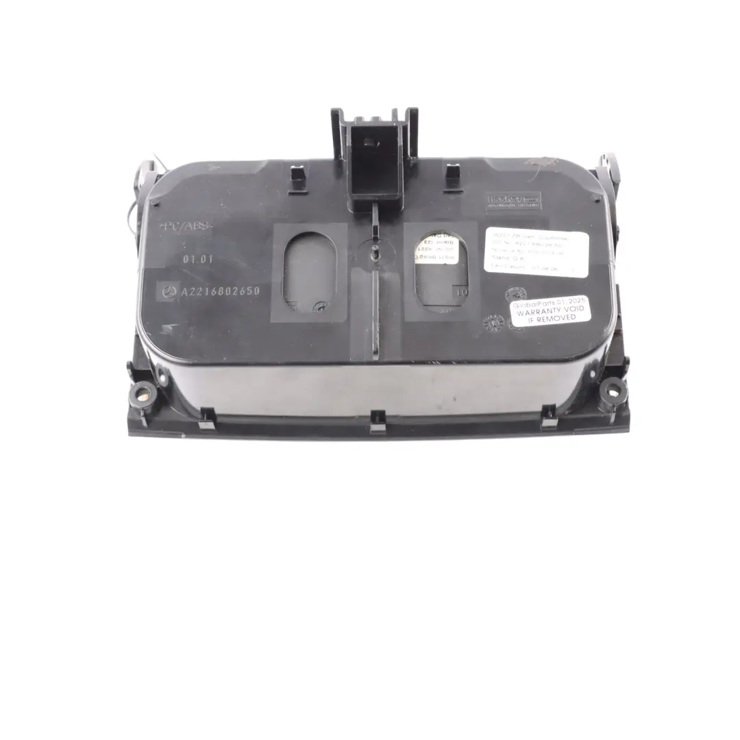 Portabicchieri Vassoio Portaoggetti Console Beige per Mercedes W221 con numero di parte A2216802650 Mercedes W221 Portabicchieri Vassoio Portaoggetti Console Beige - SKU A2216802650-2 - Numero di parte A2216802650