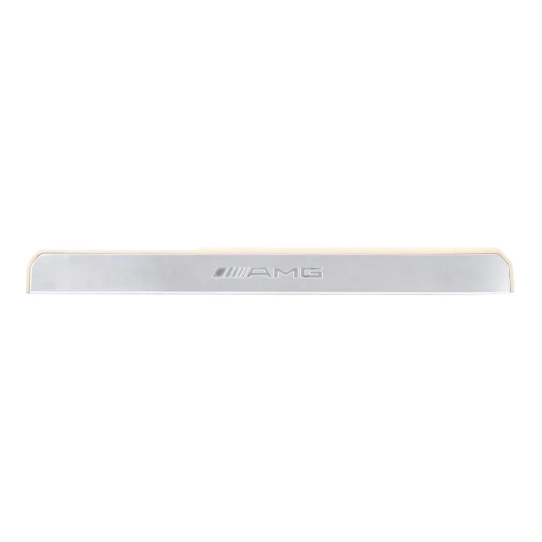 Step Sill Cover Entrance Trim Front Left N/S Beige to Mercedes W221 AMG with Part number A2216803135 Mercedes W221 AMG Step Sill Cover Entrance Trim Front Left N/S Beige - SKU A2216803135 - Part number A2216803135