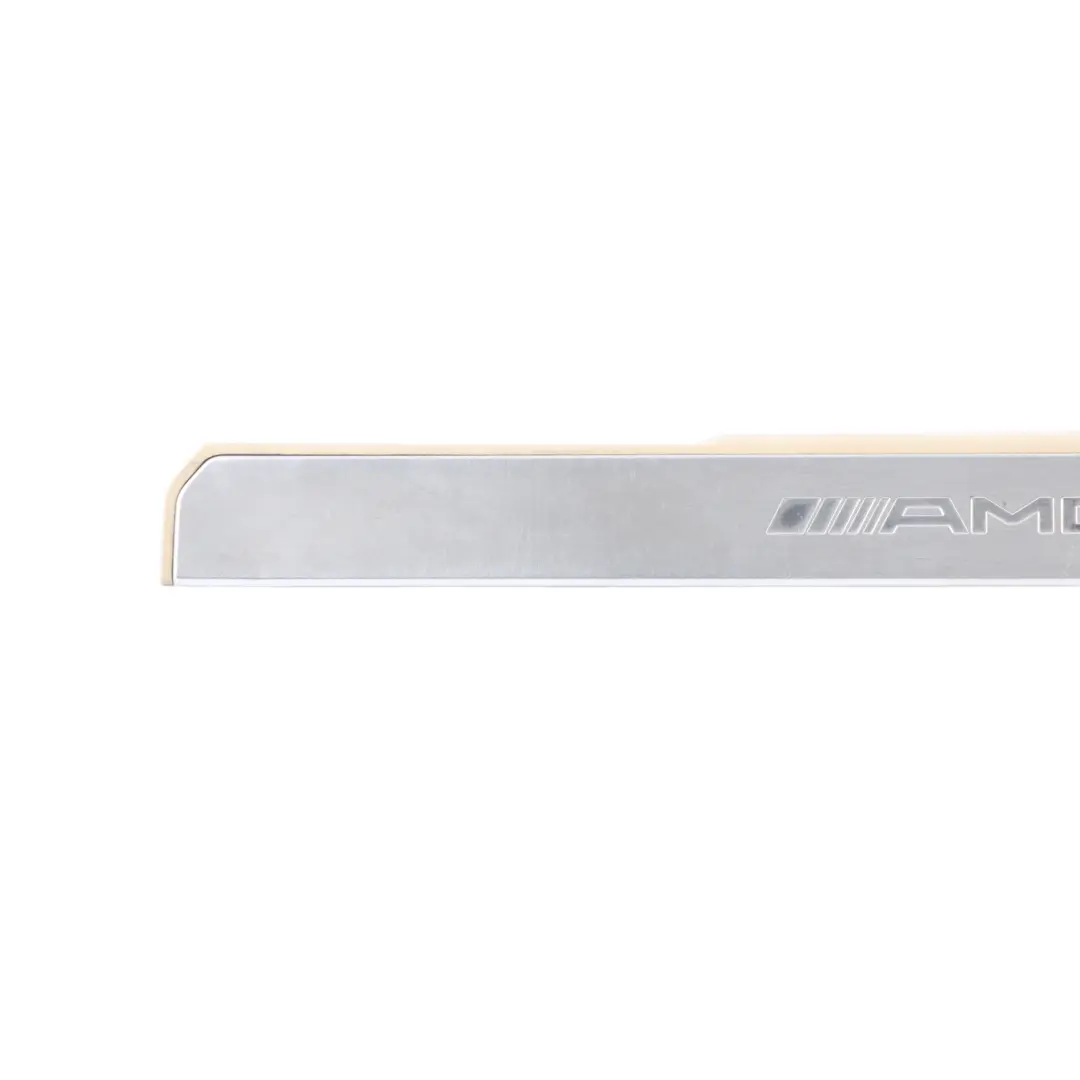 Mercedes W221 AMG Step Sill Cover Entrance Trim Front Left N/S Beige - SKU A2216803135 - Part number A2216803135