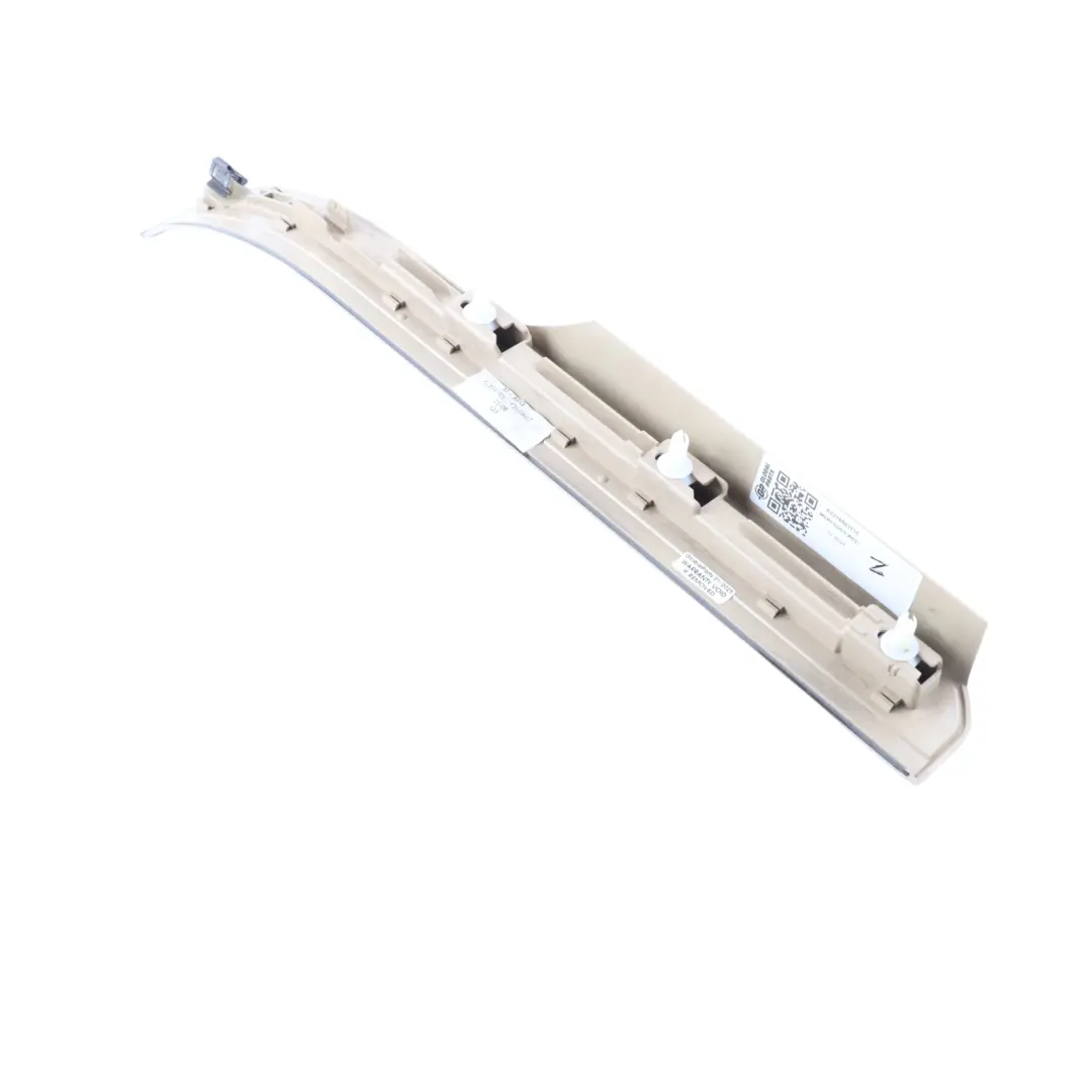 Door Step Sill Cover Trim Buckskin Rear Left N/S to Mercedes W221 AMG with Part number A2216803735 Mercedes W221 AMG Door Step Sill Cover Trim Buckskin Rear Left N/S - SKU A2216803735 - Part number A2216803735