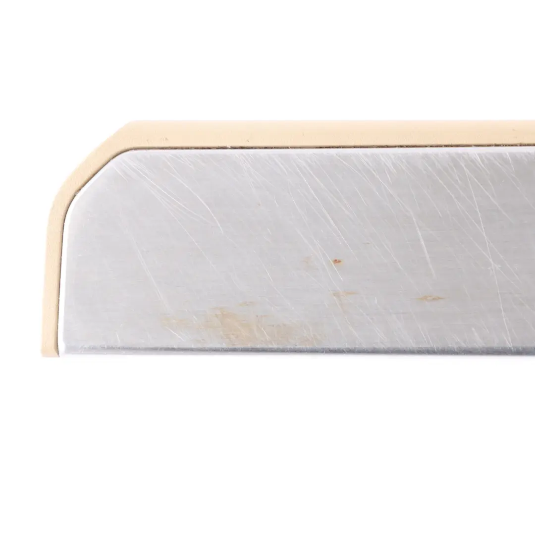 Door Step Sill Cover Trim Buckskin Rear Left N/S to Mercedes W221 AMG with Part number A2216803735 Mercedes W221 AMG Door Step Sill Cover Trim Buckskin Rear Left N/S - SKU A2216803735 - Part number A2216803735