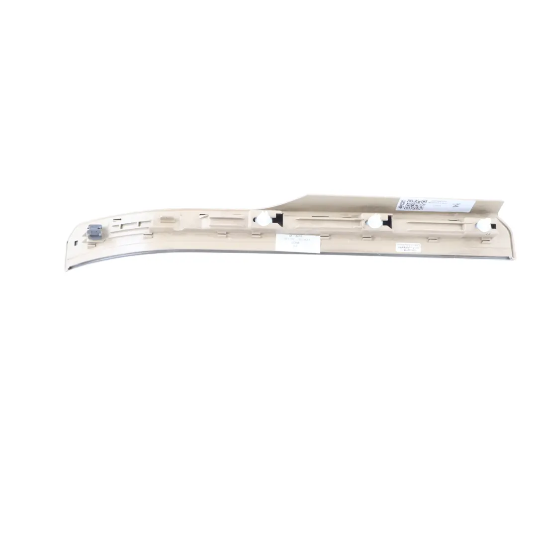 Door Step Sill Cover Trim Buckskin Rear Left N/S to Mercedes W221 AMG with Part number A2216803735 Mercedes W221 AMG Door Step Sill Cover Trim Buckskin Rear Left N/S - SKU A2216803735 - Part number A2216803735