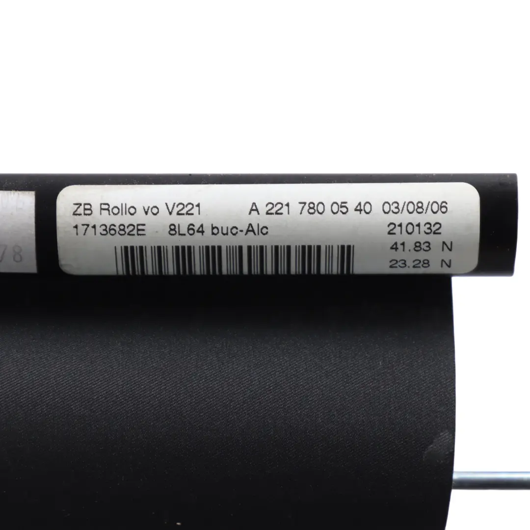 Mercedes W221 Panoramic Sunroof Roof Front Rear Roller Blind Shade Set Beige - SKU A2217800540 - Part number A2217800540