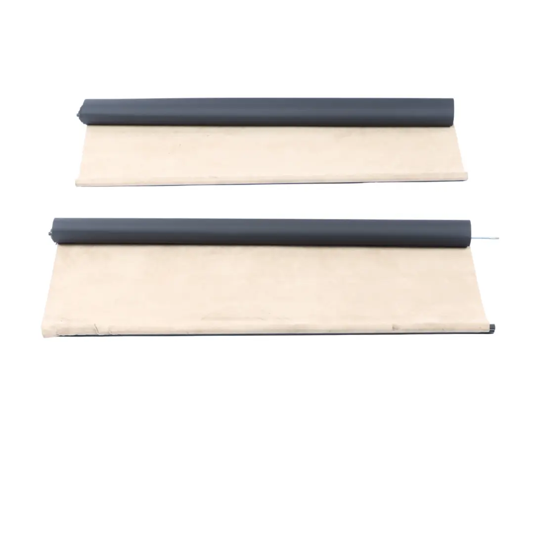 Mercedes W221 Panoramic Sunroof Roof Front Rear Roller Blind Shade Set Beige - SKU A2217800540 - Part number A2217800540