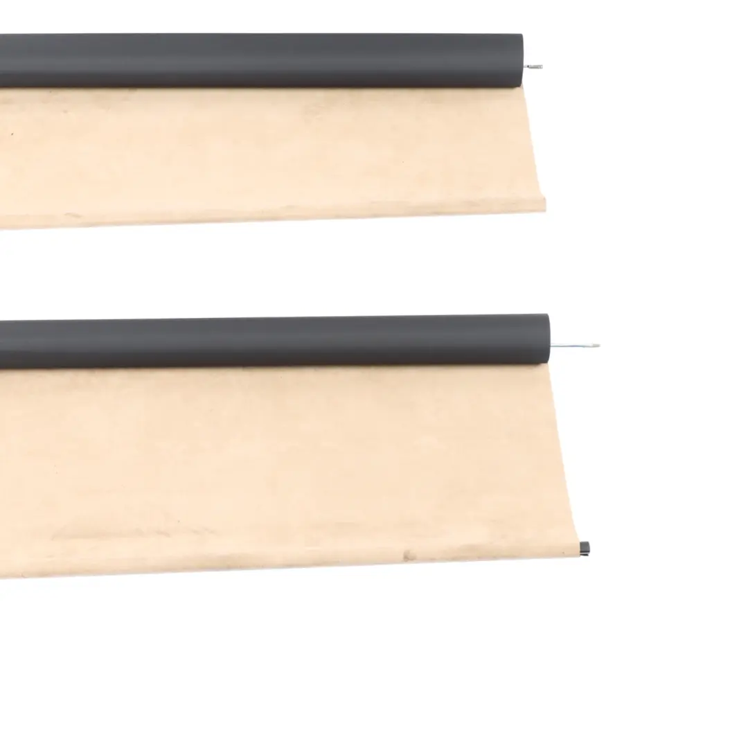 Mercedes W221 Panoramic Sunroof Roof Front Rear Roller Blind Shade Set Beige - SKU A2217800540 - Part number A2217800540
