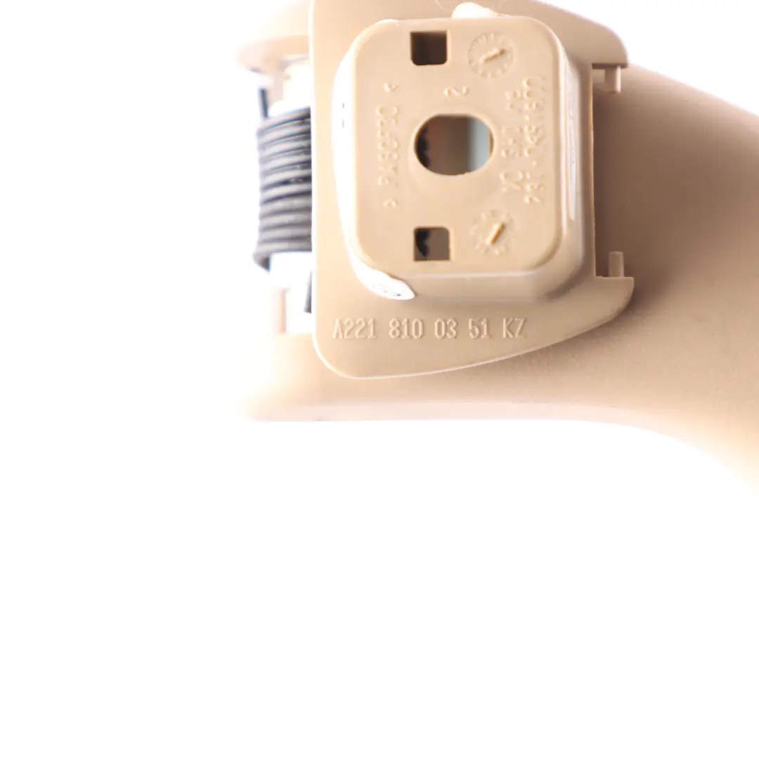 Mercedes W221 Uchwyt Podsufitki Lewy Prawy Przód Tył Beżowy Zestaw - SKU A2218100351-4 - Numer Części A2218100351