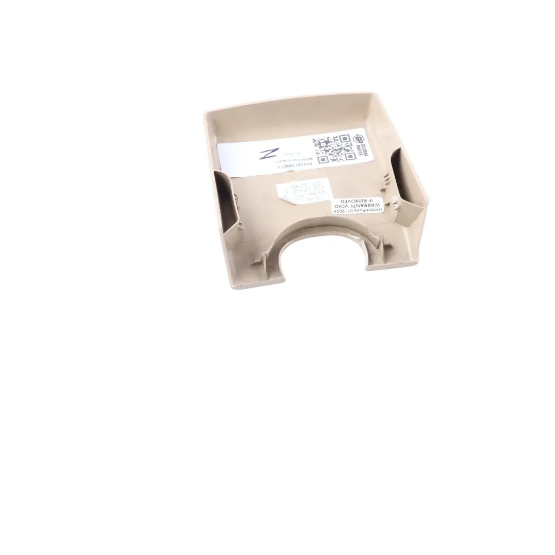 Mercedes W221 Interior Rear View Mirror Rain Sensor Trim Panel Beige - SKU A2218110007-1 - Part number A2218110007