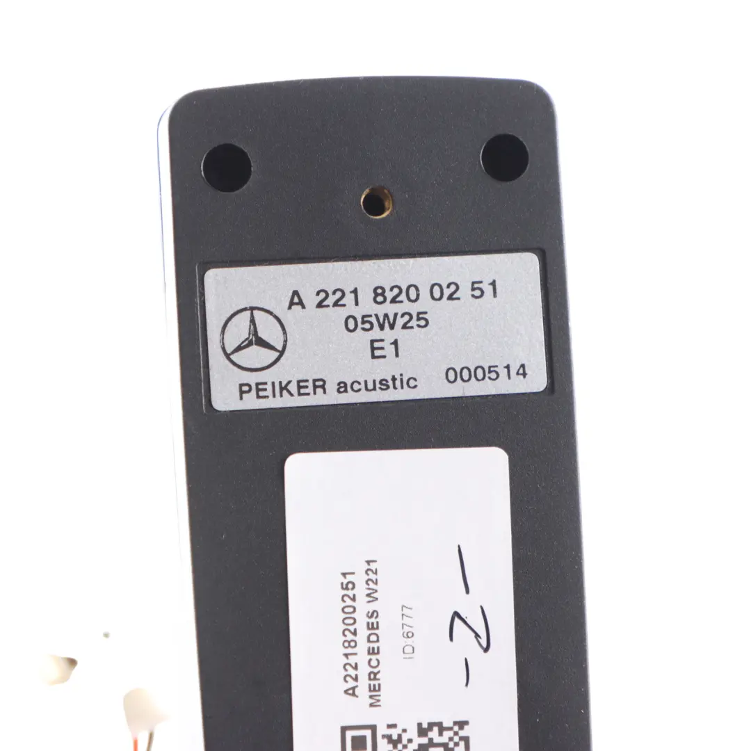 Bench Seat Back Arm Rest Phone Module Mount to Mercedes W221 Rear with Part number A2218200251 Mercedes W221 Rear Bench Seat Back Arm Rest Phone Module Mount - SKU A2218200251 - Part number A2218200251