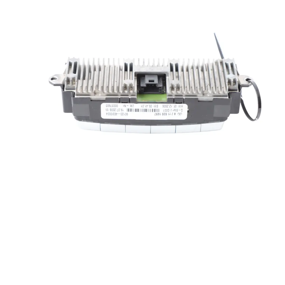 Mercedes W221 Rear Centre Console Air Conditioning Control Unit - SKU A2218201697 - Part number A2218201697