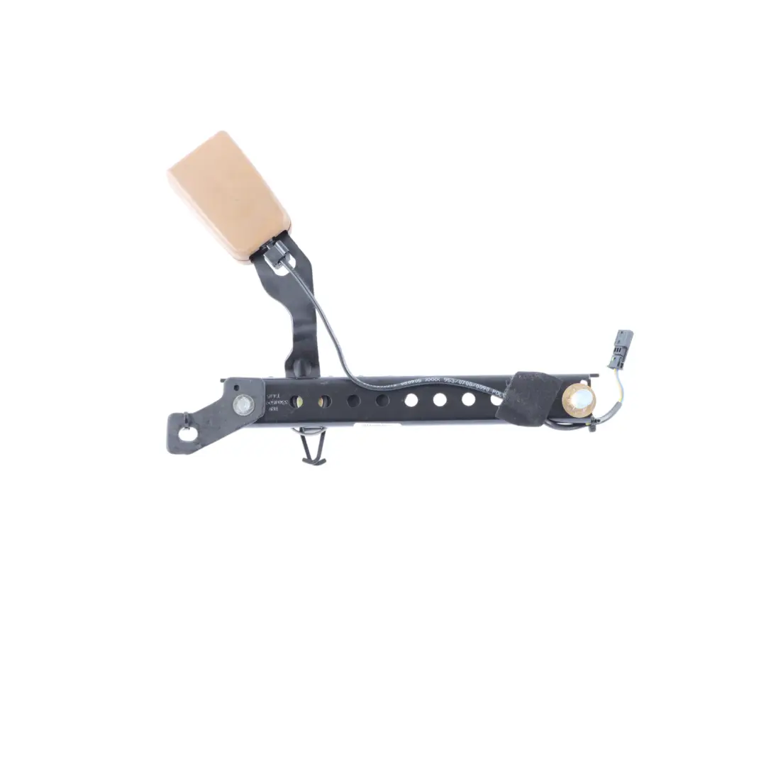 Belt Lock Buckle Rail Rear Right O/S to Mercedes W221 Seat with Part number A2218600669 Mercedes W221 Seat Belt Lock Buckle Rail Rear Right O/S - SKU A2218600669 - Part number A2218600669