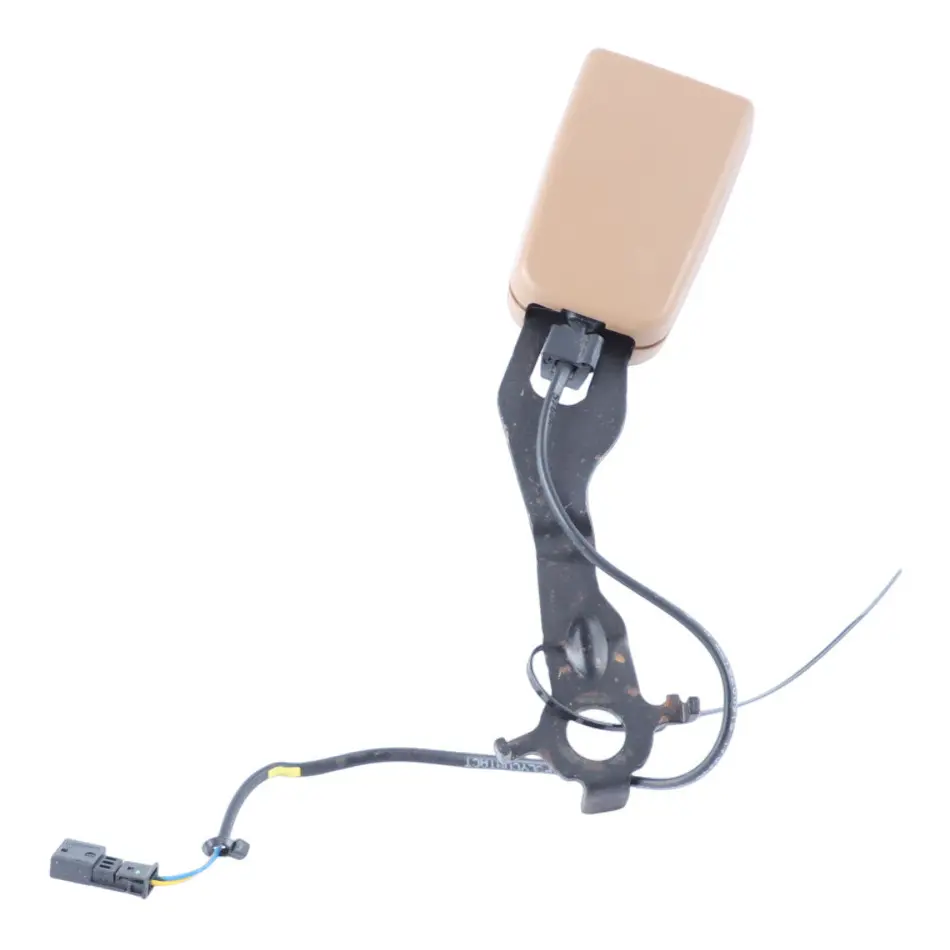 Buckle Beige Tensioner Belt Rear Left N/S to Mercedes W221 Seat with Part number A2218601169 Mercedes W221 Seat Buckle Beige Tensioner Belt Rear Left N/S - SKU A2218601169 - Part number A2218601169