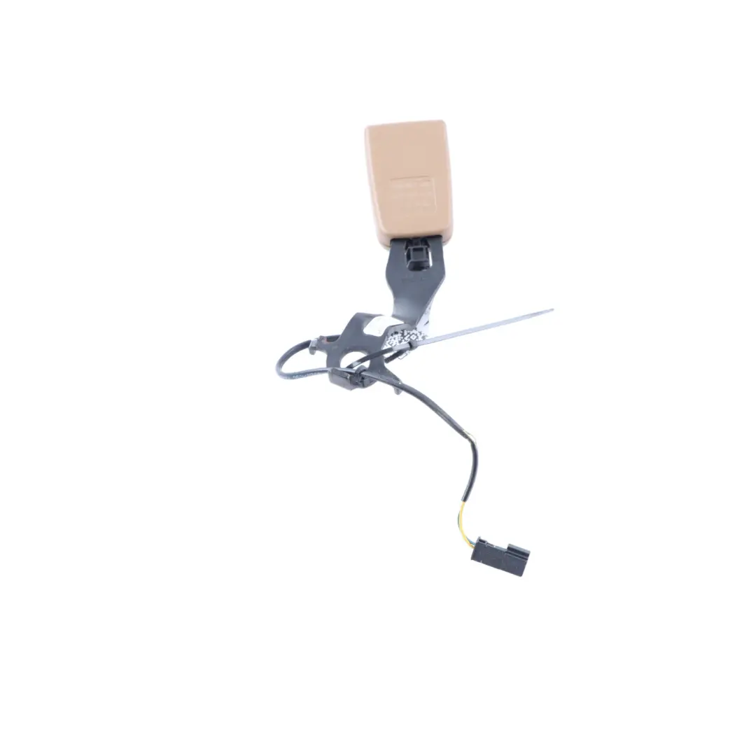 Mercedes W221 Seat Buckle Beige Tensioner Belt Rear Left N/S - SKU A2218601169 - Part number A2218601169