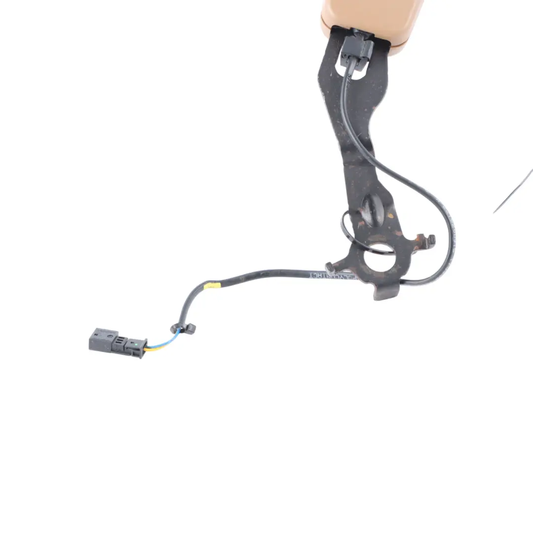 Buckle Beige Tensioner Belt Rear Left N/S to Mercedes W221 Seat with Part number A2218601169 Mercedes W221 Seat Buckle Beige Tensioner Belt Rear Left N/S - SKU A2218601169 - Part number A2218601169