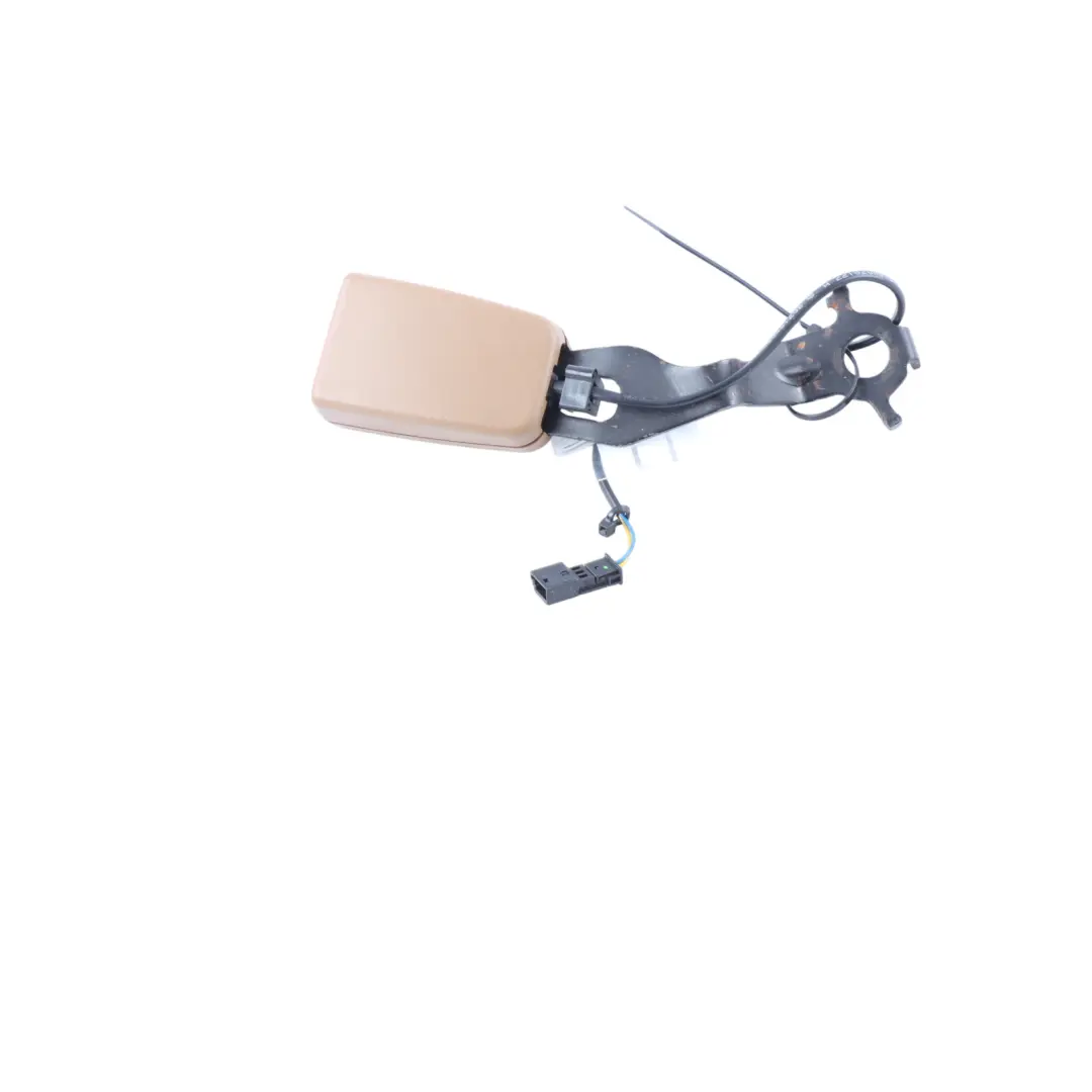 Mercedes W221 Seat Buckle Beige Tensioner Belt Rear Left N/S - SKU A2218601169 - Part number A2218601169