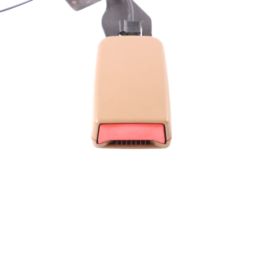 Mercedes W221 Seat Buckle Beige Tensioner Belt Rear Left N/S - SKU A2218601169 - Part number A2218601169