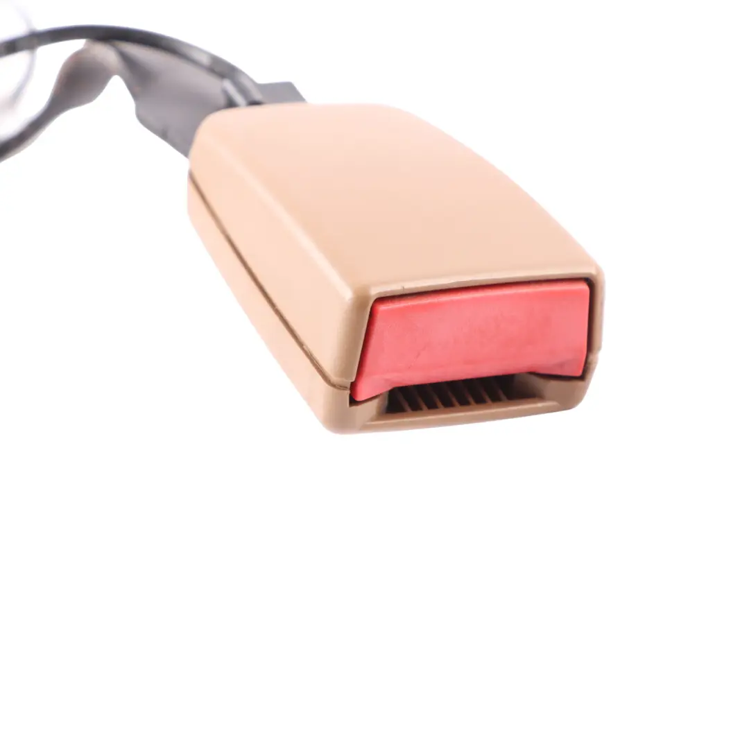 Mercedes W221 Seat Buckle Beige Tensioner Belt Rear Left N/S - SKU A2218601169 - Part number A2218601169