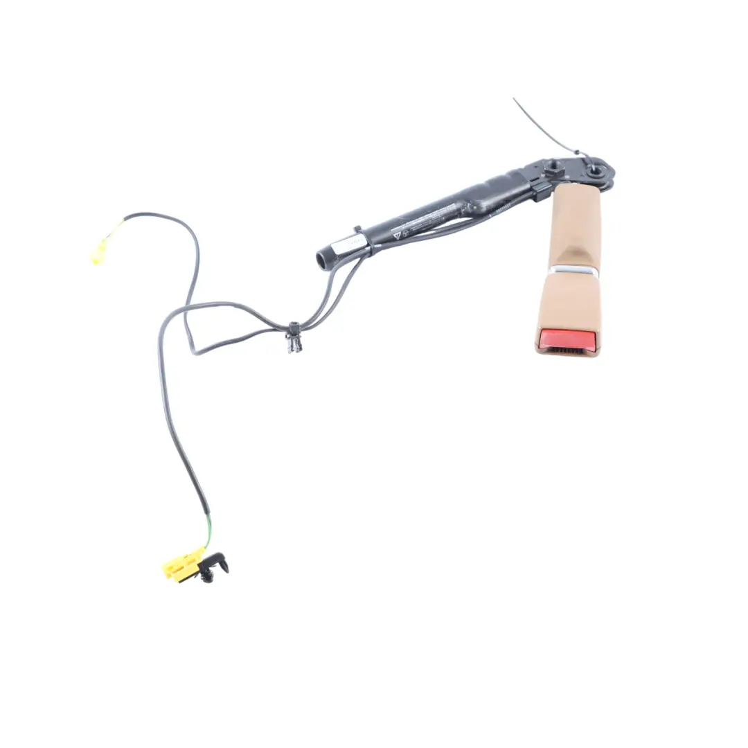 Mercedes W221 Seat Belt Buckle Catch Front Left N/S Beige - SKU A2218601369-1 - Part number A2218601369