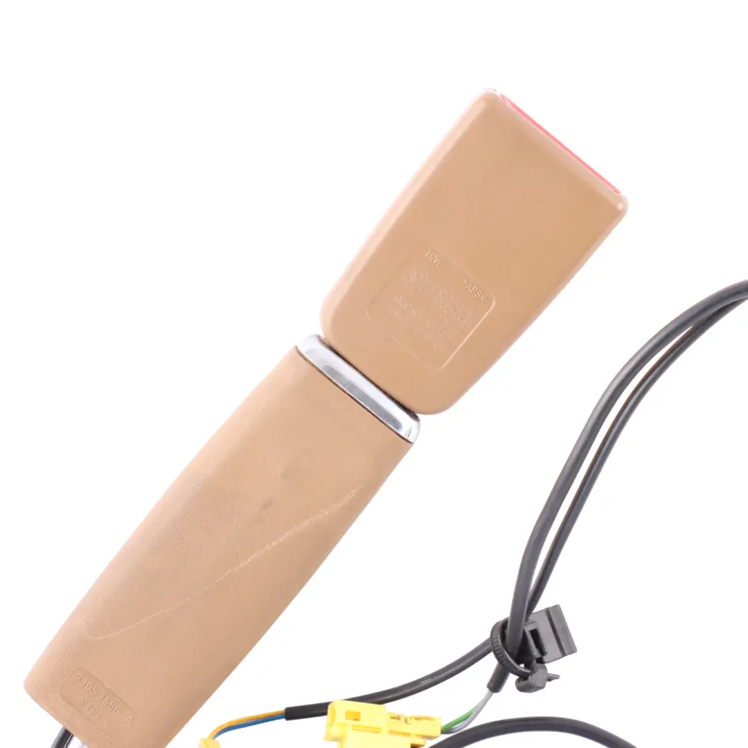 Belt Buckle Catch Front Right O/S Beige to Mercedes W221 Seat with Part number A2218601469 Mercedes W221 Seat Belt Buckle Catch Front Right O/S Beige - SKU A2218601469-1 - Part number A2218601469