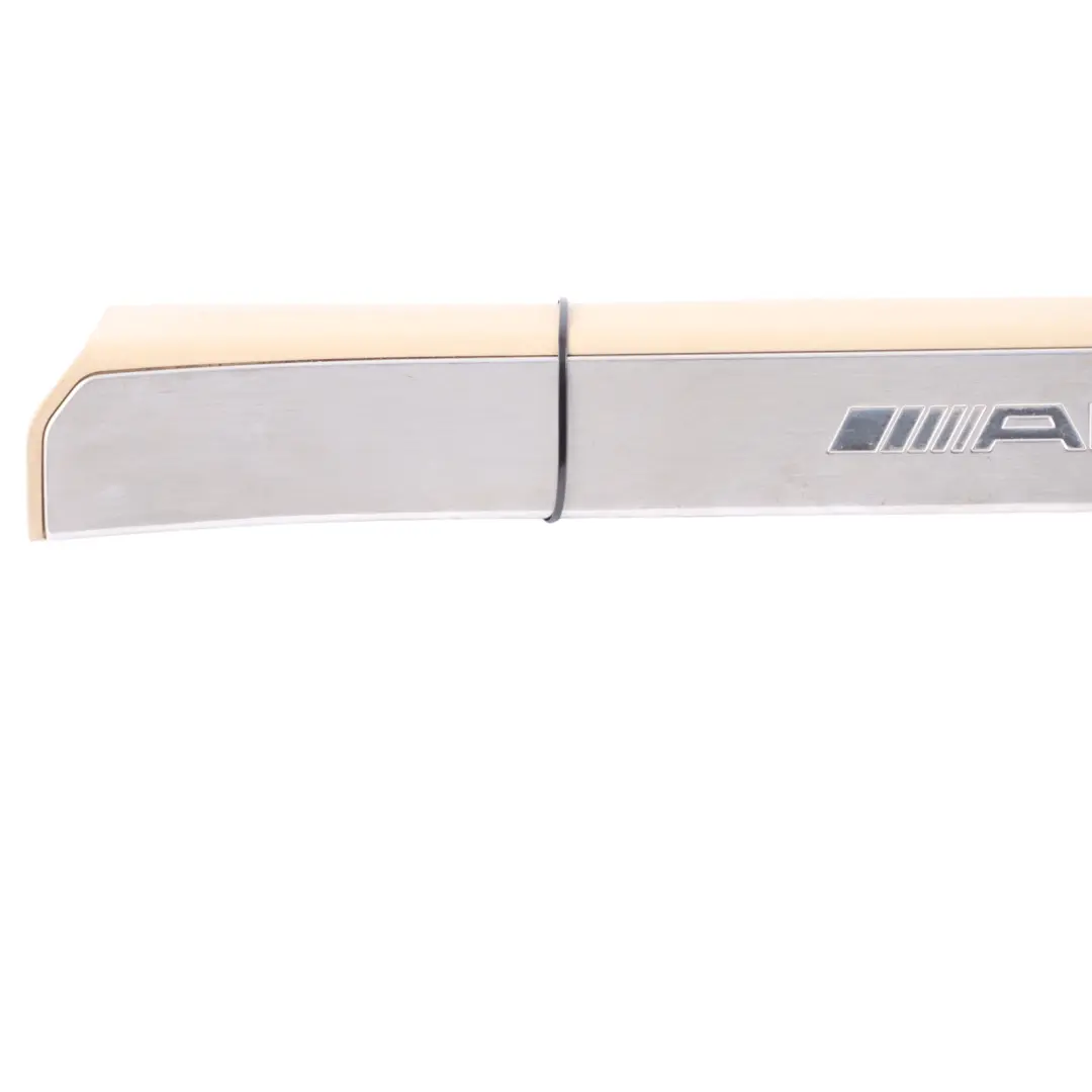 Mercedes W221 AMG Step Sill Cover Trim Front Right O/S Beige - SKU A2218603235 - Part number A2218603235