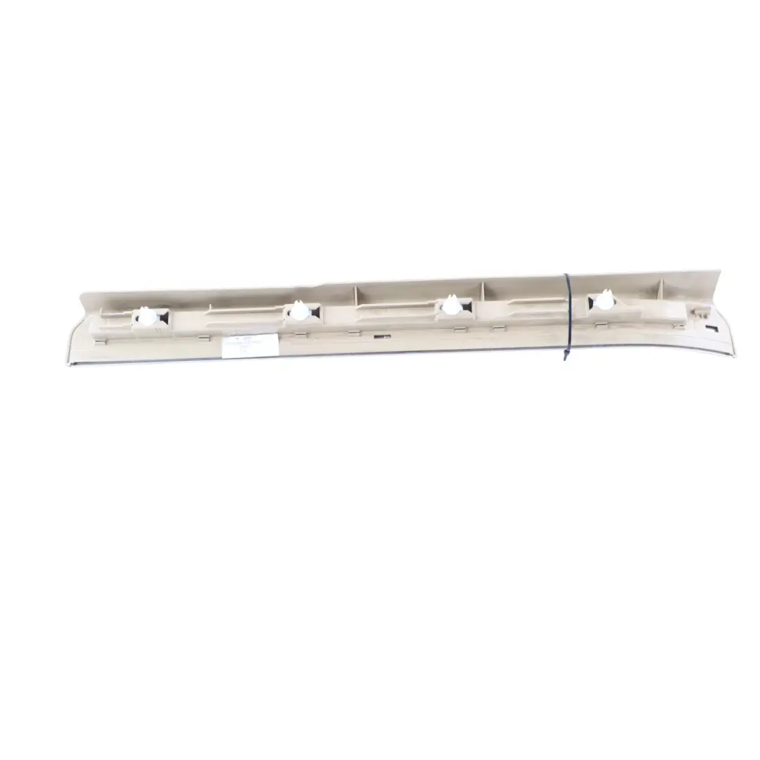 Step Sill Cover Trim Front Right O/S Beige to Mercedes W221 AMG with Part number A2218603235 Mercedes W221 AMG Step Sill Cover Trim Front Right O/S Beige - SKU A2218603235 - Part number A2218603235