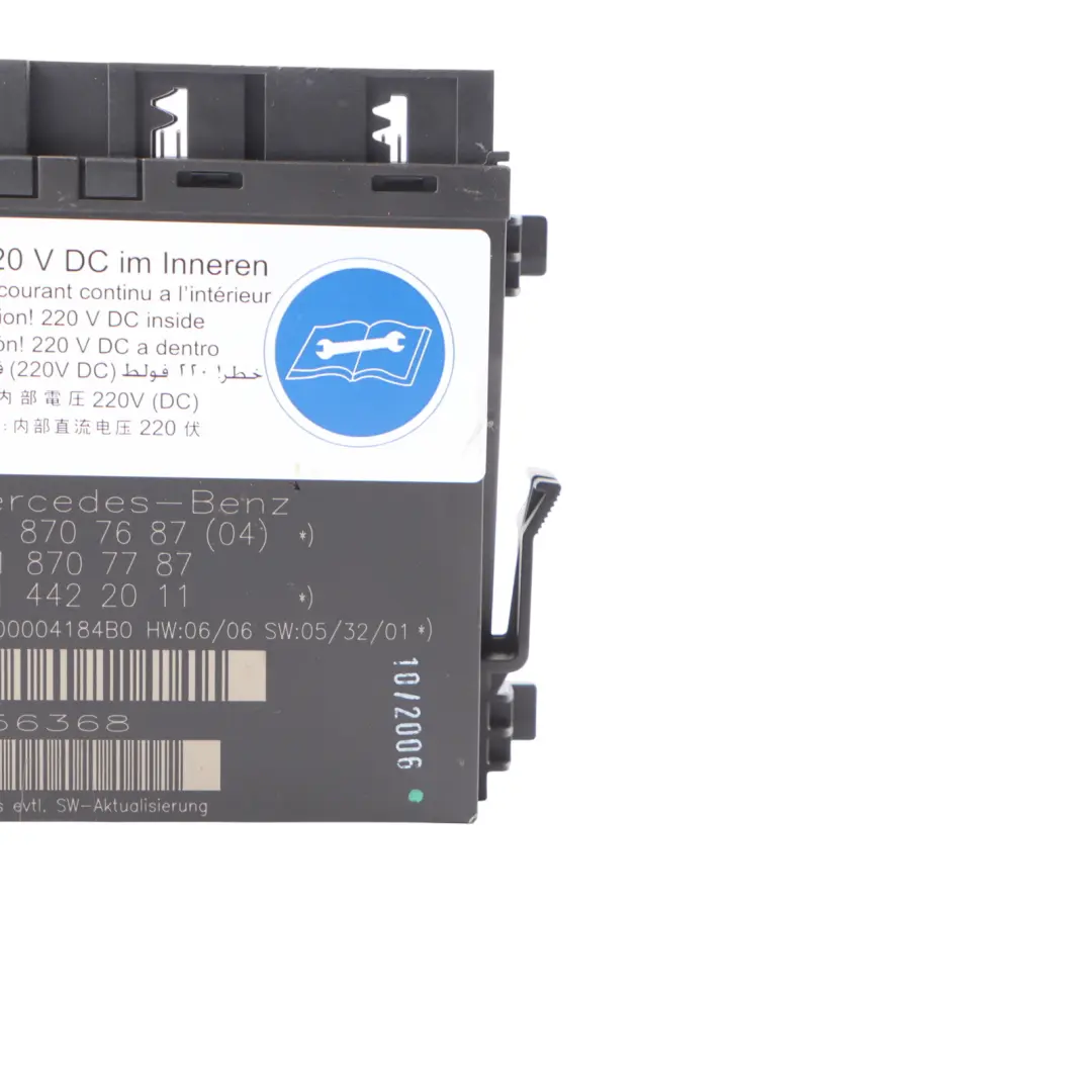 Side Front Left N/S Seat Control Unit Module to Mercedes W221 with Part number A2218707687 Mercedes W221 Side Front Left N/S Seat Control Unit Module - SKU A2218707687 - Part number A2218707687