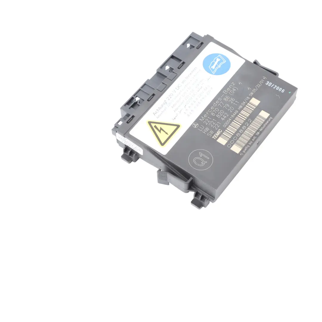 Module Control Unit Front Left Right N/O/S to Mercedes W221 Seat with Part number A2218707786 Mercedes W221 Seat Module Control Unit Front Left Right N/O/S - SKU A2218707786 - Part number A2218707786