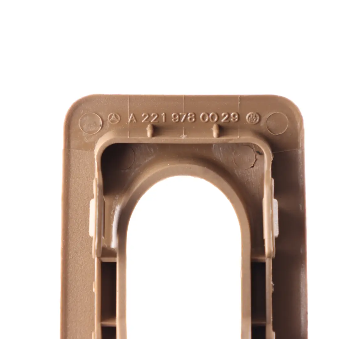 Mercedes W221 Rear Seat Bench Head Rest Trim Cover Brace - SKU A2219780029 - Part number A2219780029