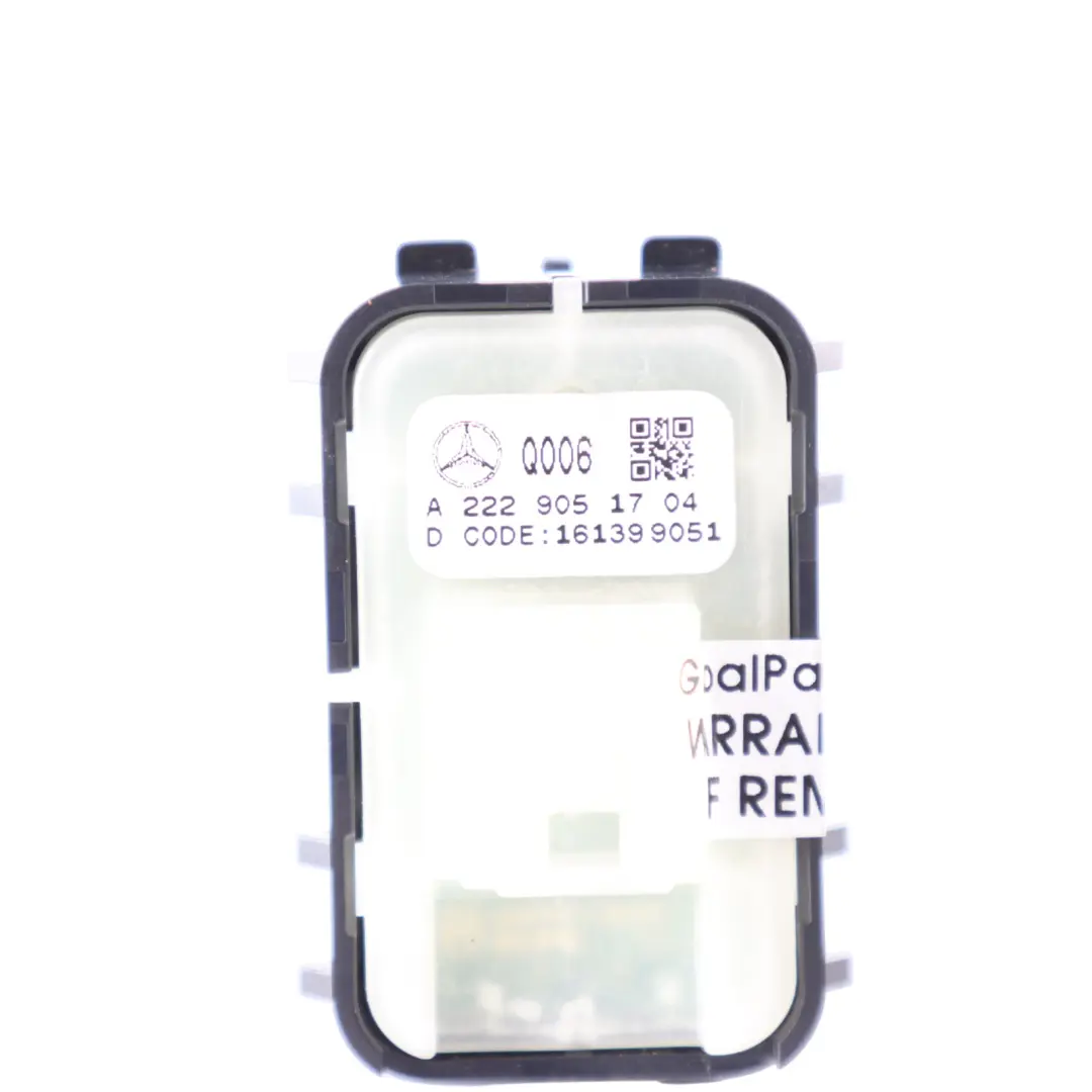 Boot Lid Release Closing Switch Button to Mercedes W213 Tailgate with Part number A2229051704 Mercedes W213 Tailgate Boot Lid Release Closing Switch Button - SKU A2229051704 - Part number A2229051704