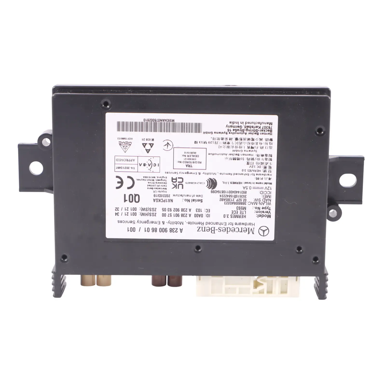Modulo di comunicazione Mercedes W177 W205 W213 X253 Hermes LTE Unit A2389008601