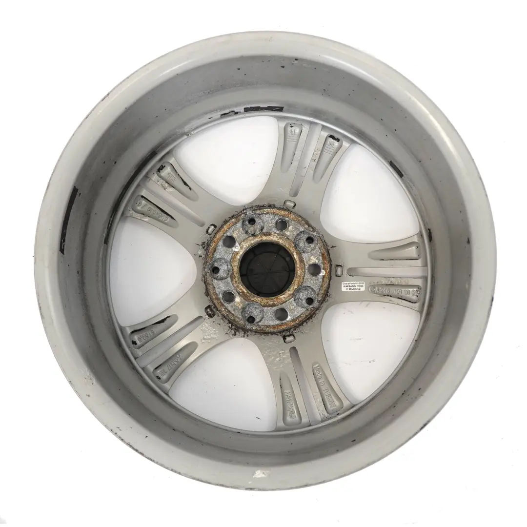  Llanta de aleación plateada Mercedes W176 W246 17" 7.5J ET:52.5 - SKU A2464011002-1 - Número de pieza A2464011002