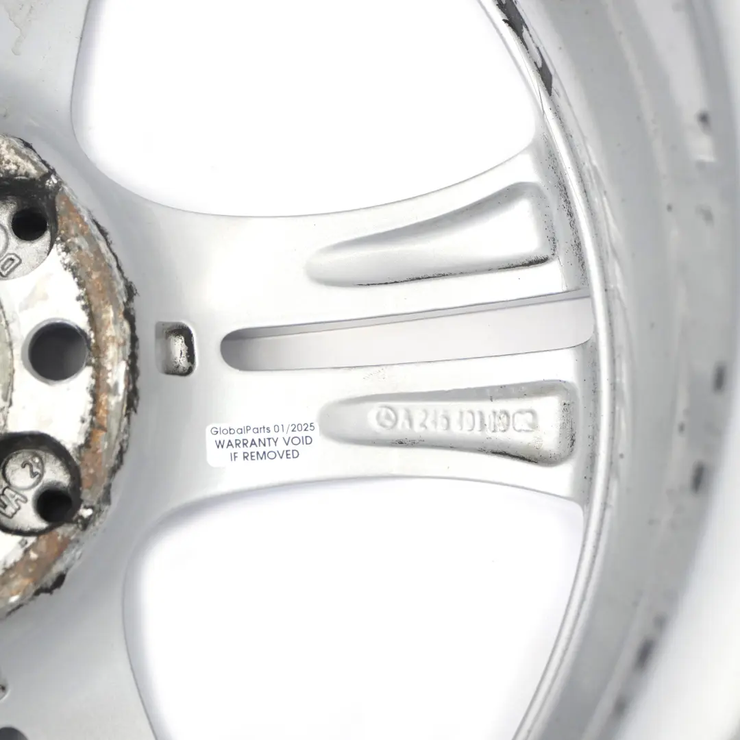 Alloy Rim 17" 7.5J ET:52.5 to Mercedes W176 W246 Silver Wheel with Part number A2464011002 Mercedes W176 W246 Silver Wheel Alloy Rim 17" 7.5J ET:52.5 - SKU A2464011002-2 - Part number A2464011002