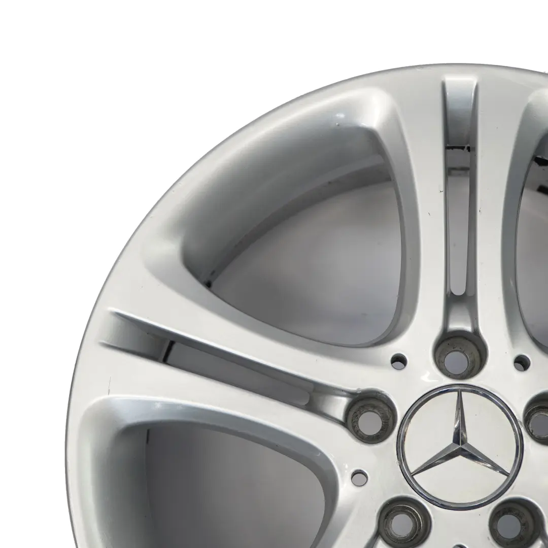 Alloy Rim 17" 7.5J ET:52.5 to Mercedes W176 W246 Silver Wheel with Part number A2464011002 Mercedes W176 W246 Silver Wheel Alloy Rim 17" 7.5J ET:52.5 - SKU A2464011002-3 - Part number A2464011002